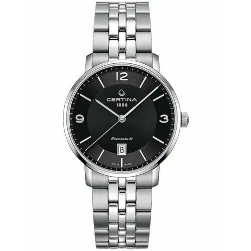 Наручные часы Certina DS Caimano C0354071105700, серебряный, черный