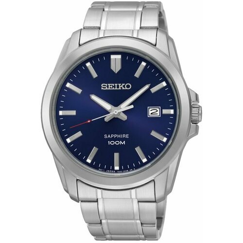 Наручные часы SEIKO SGEH47P1, серебряный, синий