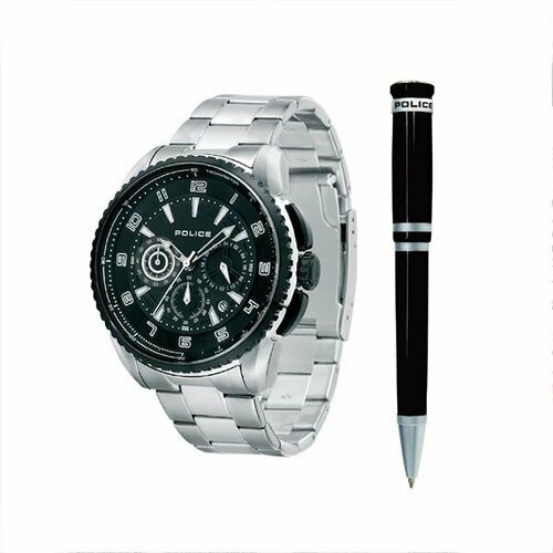 Наручные часы Police 13648J, черный, серебряный