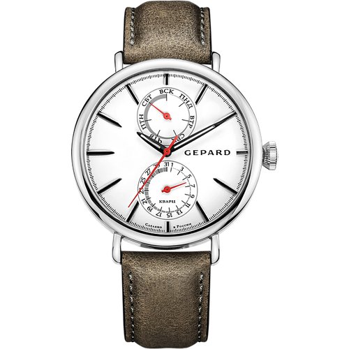 Наручные часы Mikhail Moskvin, коричневый, серебряный