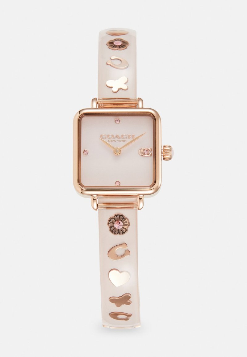 Часы Coach, розовое золото