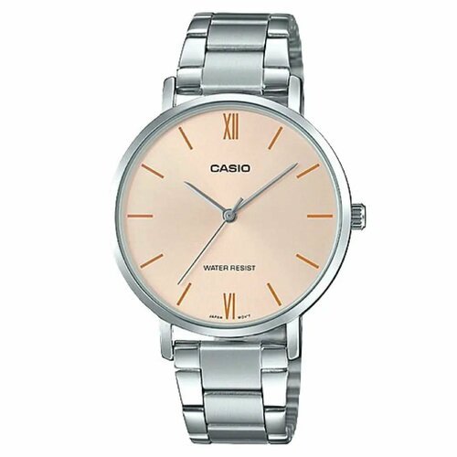 Наручные часы CASIO LTP-VT01D-4B, розовый, серебряный