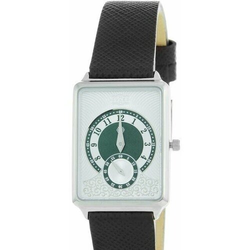 Наручные часы УЧЗ 3072L-4, серебряный, зеленый