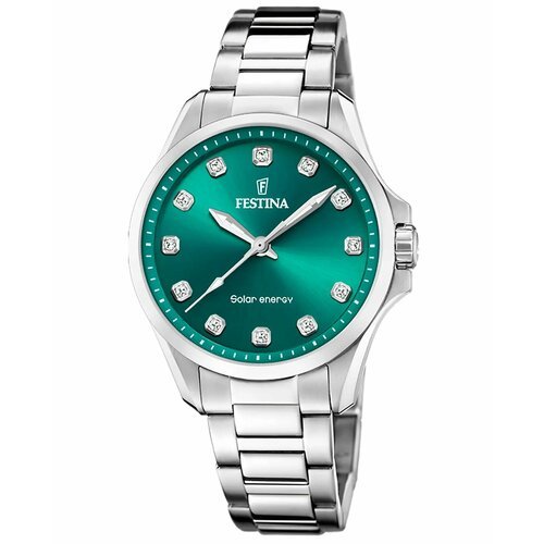 Наручные часы FESTINA F20654/3, серебряный, зеленый