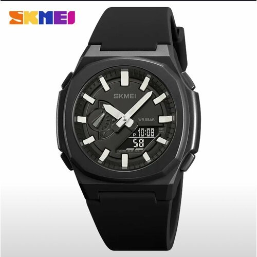 Наручные часы SKMEI 2091, черный, белый