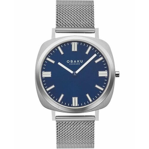 Наручные часы OBAKU V296GXCLMC, синий, серебряный