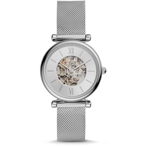 Наручные часы FOSSIL Carlie Automatic, серебряный, серый