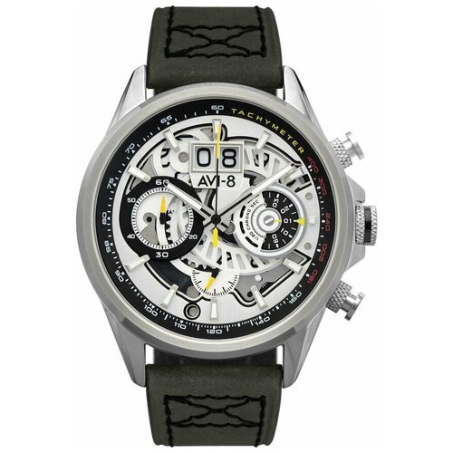 Наручные часы AVI-8 AV-4065-01, черный, серебряный