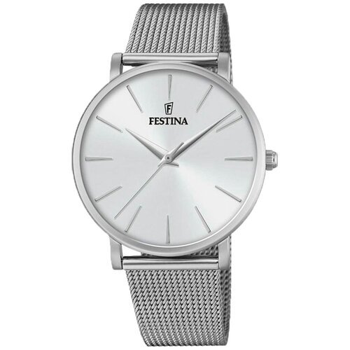 Наручные часы FESTINA Boyfriend F20475/1, серебряный, белый