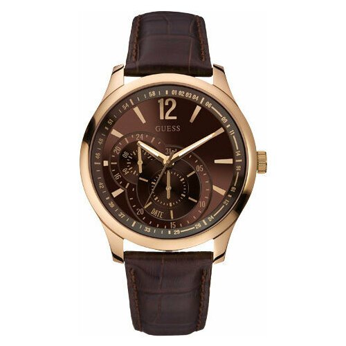 Наручные часы GUESS W95086G1, коричневый