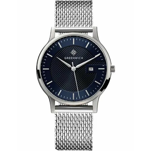 Наручные часы GREENWICH GW 031.10.36, синий, серебряный