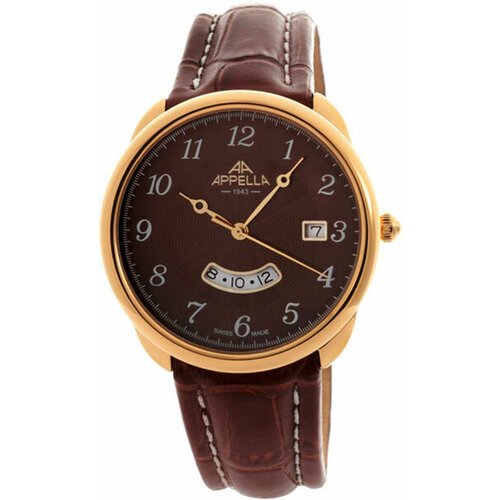 Наручные часы APPELLA 4365-10115, коричневый