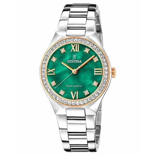 Наручные часы FESTINA F20658/3, золотой, зеленый
