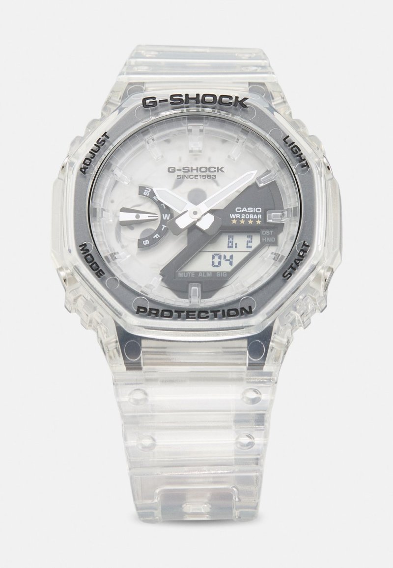 Часы 40TH ANNIVERSARY SEKLETON REMIX UNISEX G-SHOCK, цвет white transparent