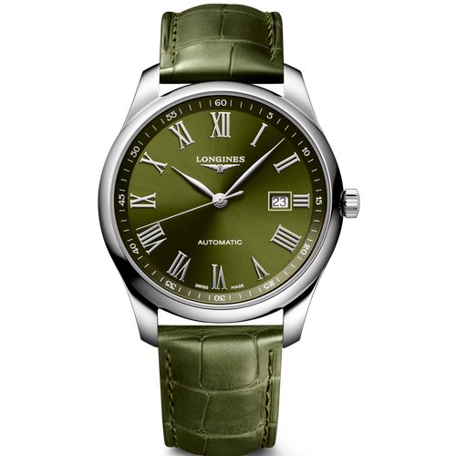 Наручные часы LONGINES The Longines Master Collection L28934092, зеленый, серебряный