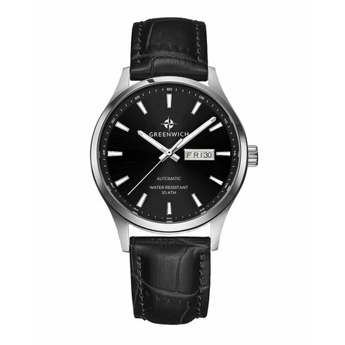 Наручные часы GREENWICH GW 054.11.31, серебряный, черный