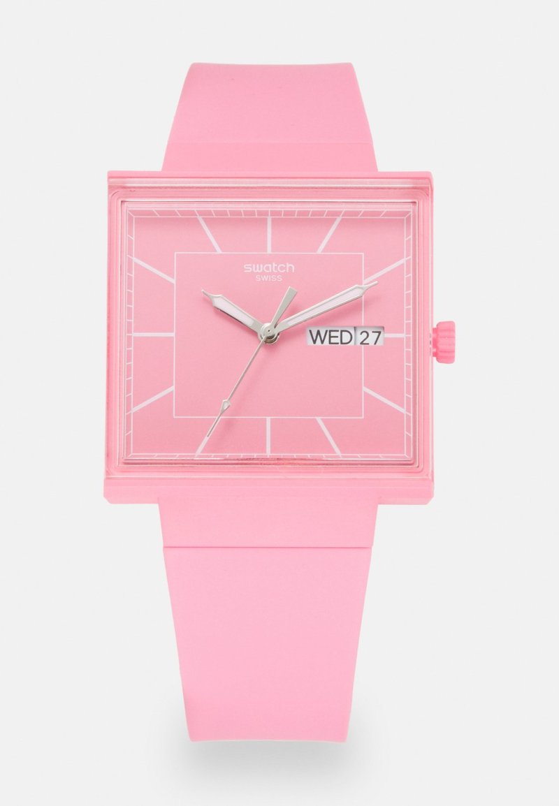 Часы WHAT IF Swatch, цвет pink