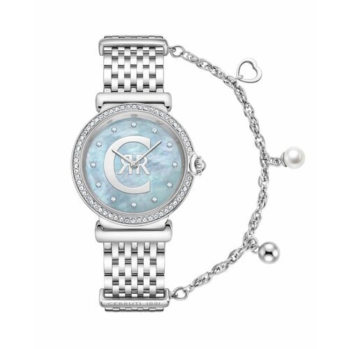 Наручные часы Cerruti 1881 CIWLG2226206, серебряный, голубой