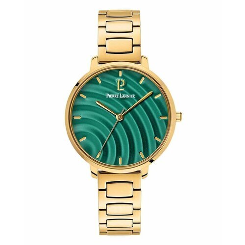 Наручные часы PIERRE LANNIER 351J562, зеленый, золотой