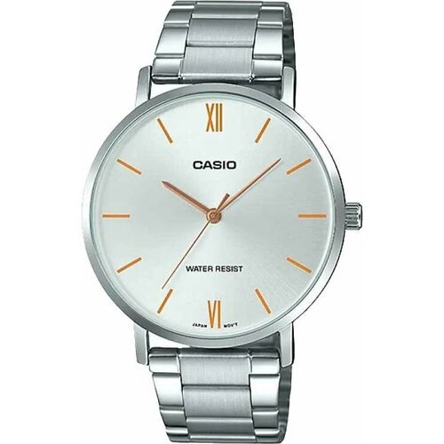 Наручные часы CASIO MTP-VT01D-7B, белый, серебряный