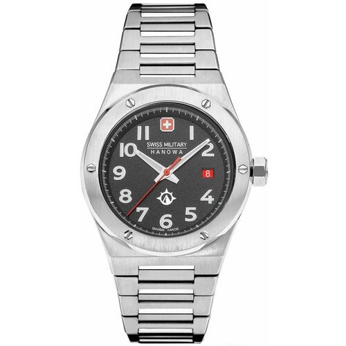 Наручные часы Swiss Military Hanowa, серебряный