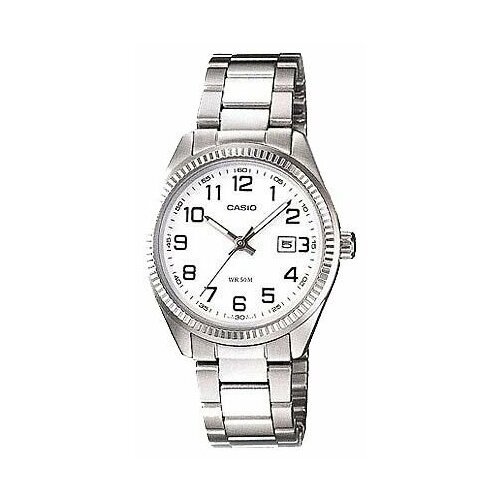 Наручные часы CASIO Collection Women LTP-1302D-7B, белый, серебряный