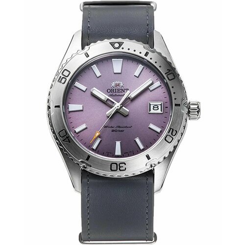 Наручные часы ORIENT RA-AC0Q07V10B, фиолетовый, серебряный
