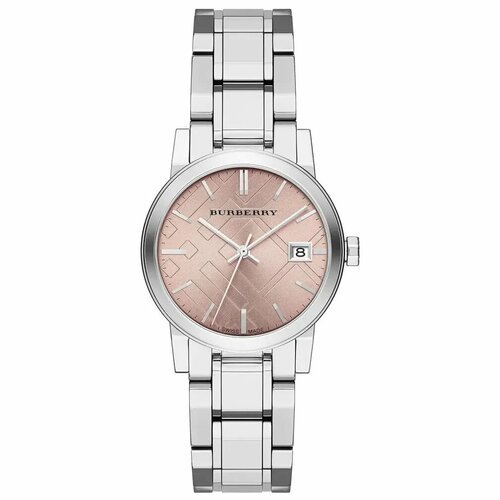 Наручные часы Burberry BU9124, серебряный, розовый