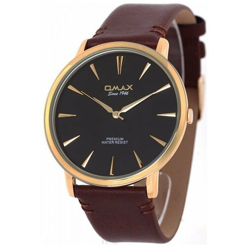 Наручные часы OMAX SX7007QQ12, коричневый, черный